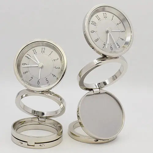 Folding alarm clock